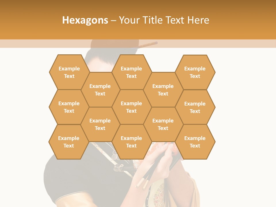 Lifestyle Chopsticks White PowerPoint Template