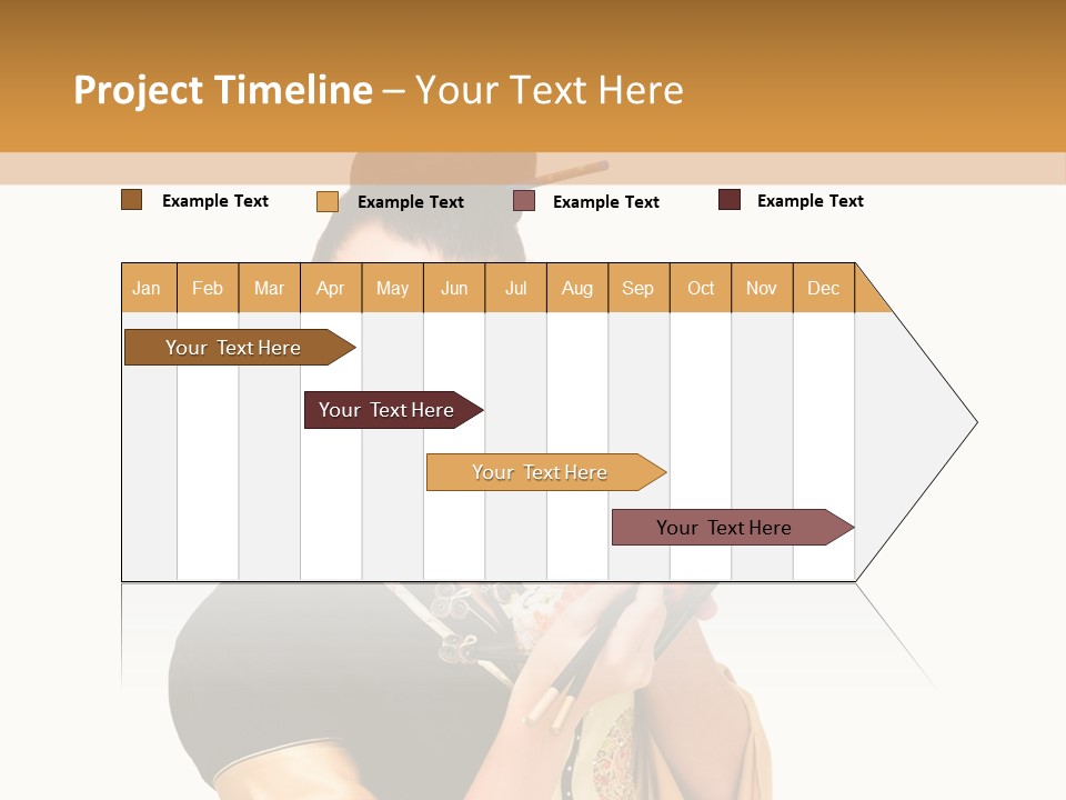 Lifestyle Chopsticks White PowerPoint Template