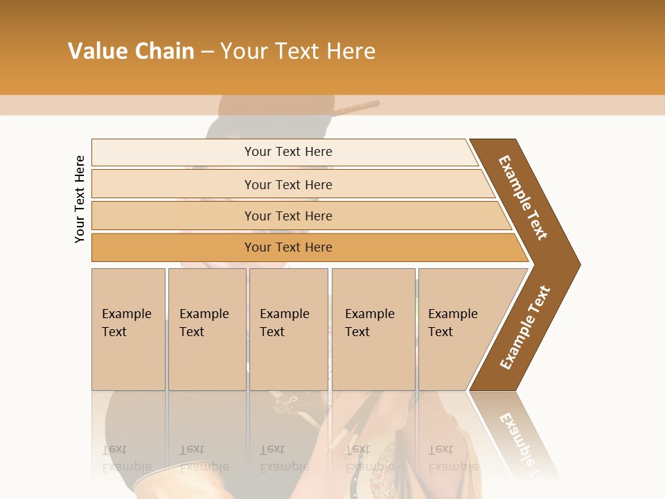 Lifestyle Chopsticks White PowerPoint Template