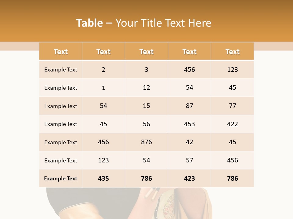 Lifestyle Chopsticks White PowerPoint Template