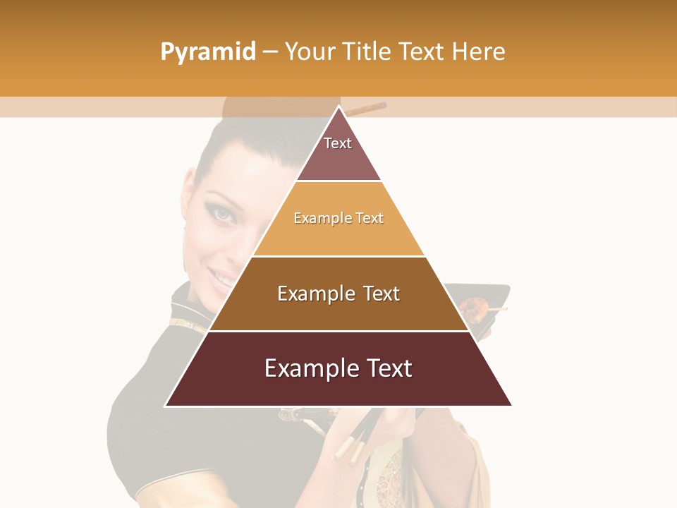 Lifestyle Chopsticks White PowerPoint Template