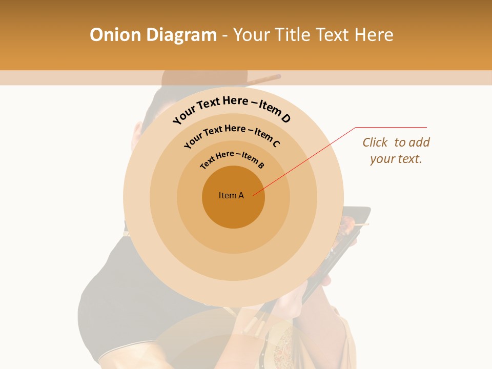 Lifestyle Chopsticks White PowerPoint Template