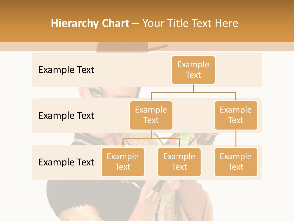 Lifestyle Chopsticks White PowerPoint Template