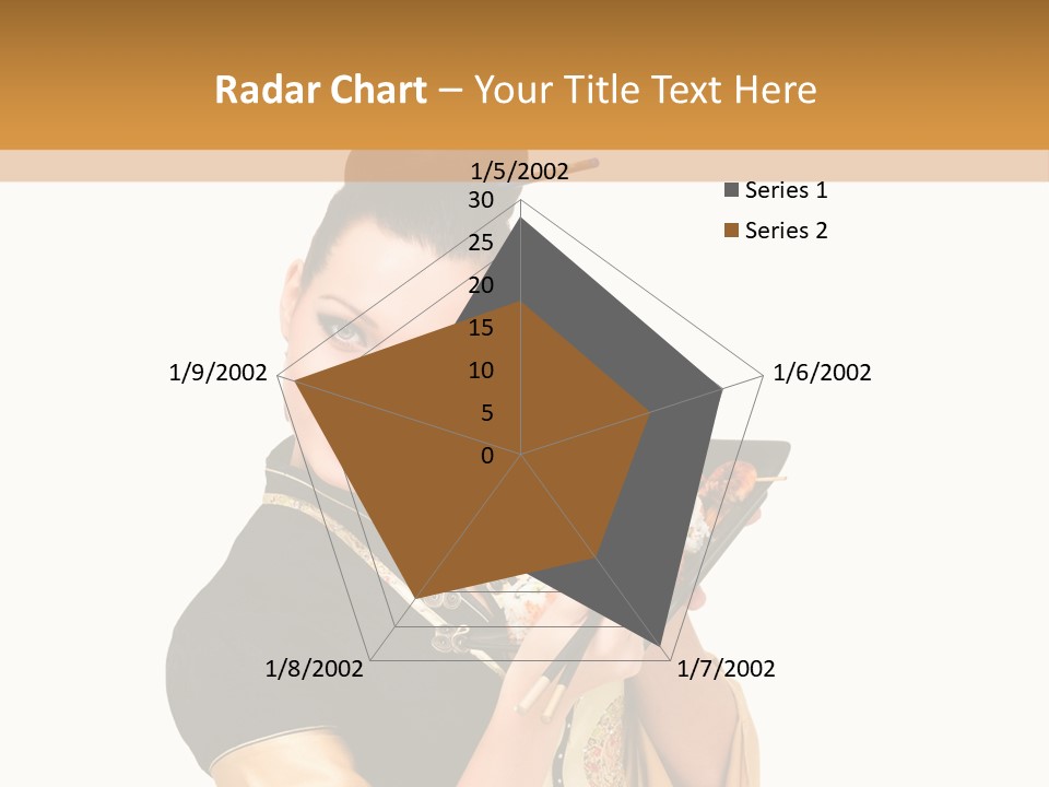 Lifestyle Chopsticks White PowerPoint Template