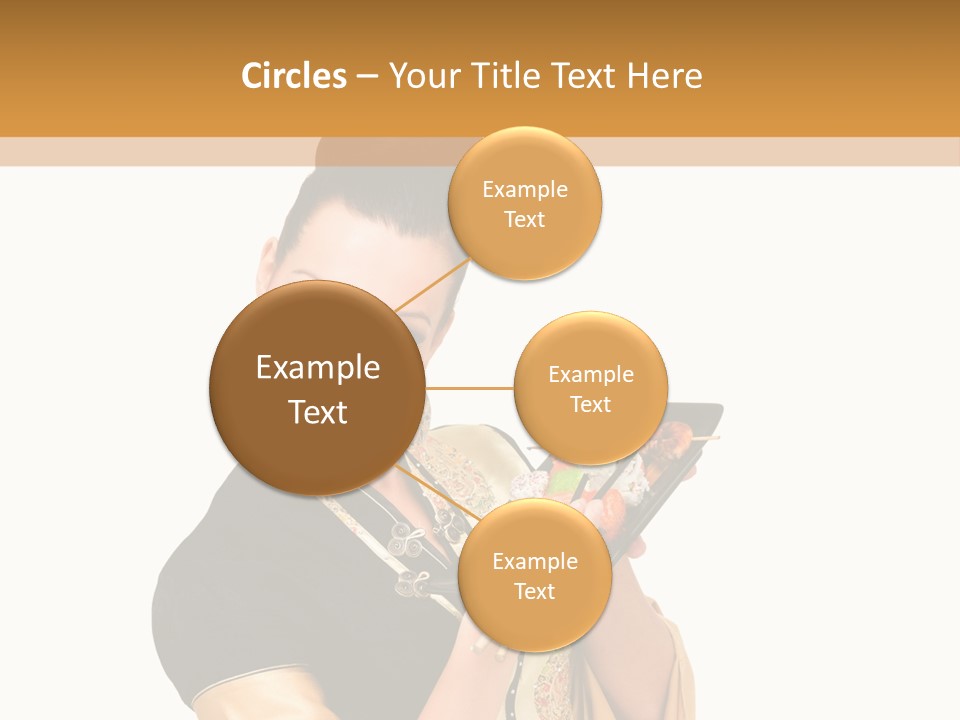 Lifestyle Chopsticks White PowerPoint Template