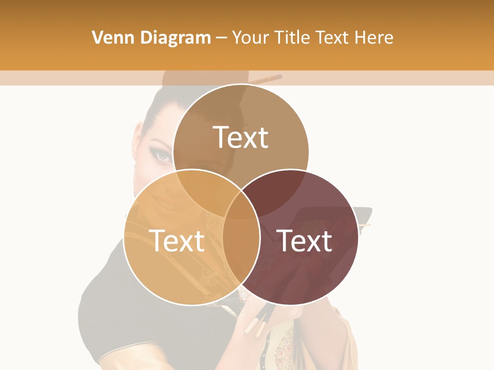 Lifestyle Chopsticks White PowerPoint Template