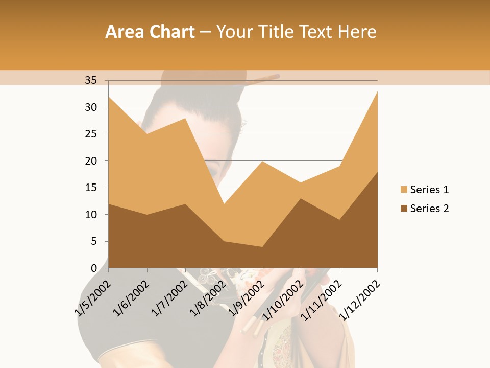 Lifestyle Chopsticks White PowerPoint Template
