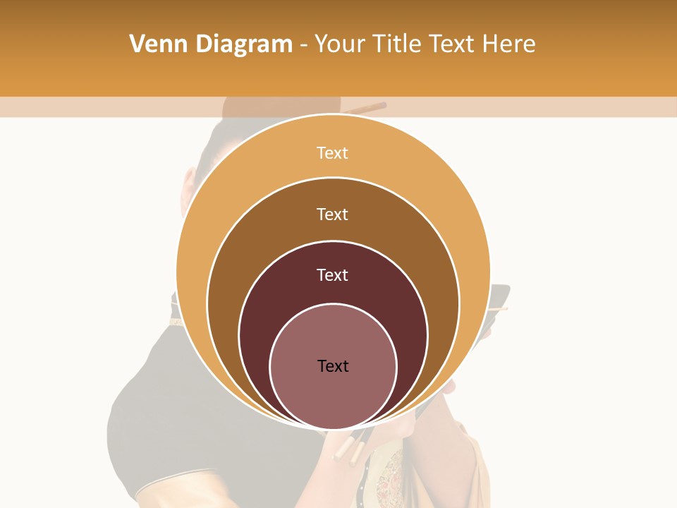 Lifestyle Chopsticks White PowerPoint Template