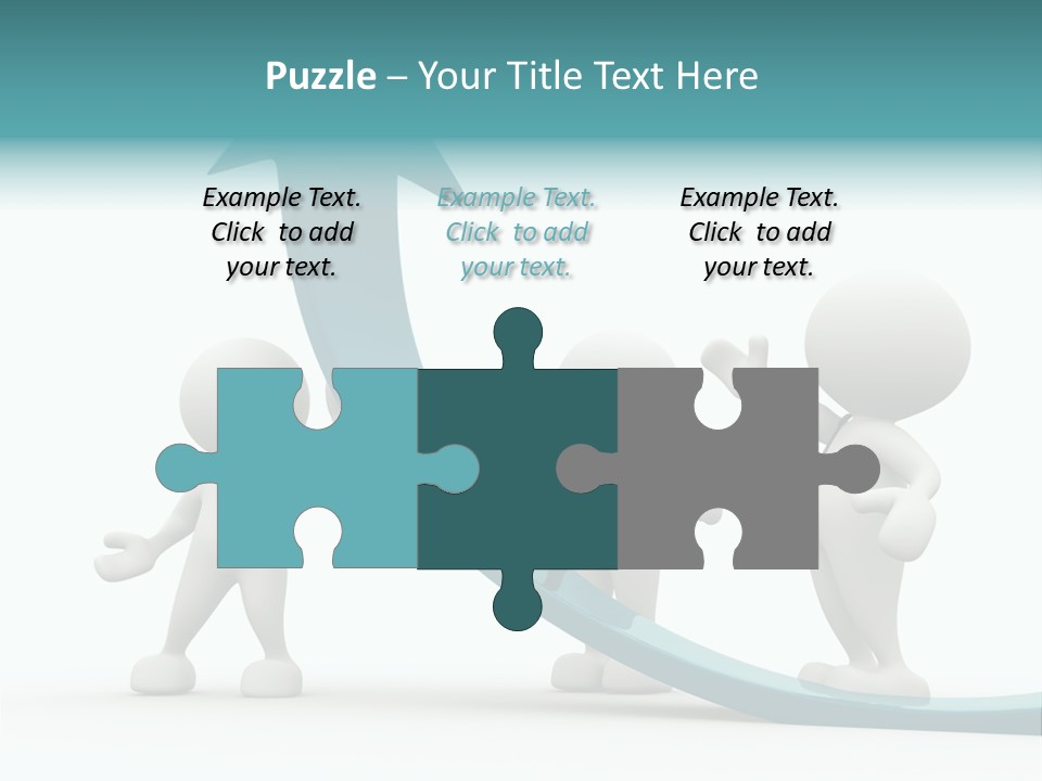 Achievement People Chart PowerPoint Template