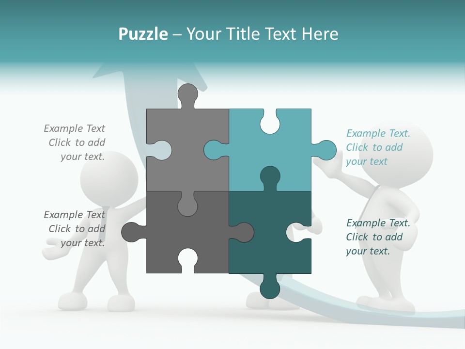 Achievement People Chart PowerPoint Template