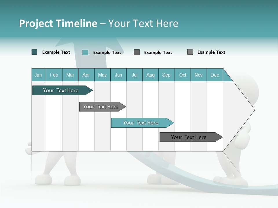 Achievement People Chart PowerPoint Template