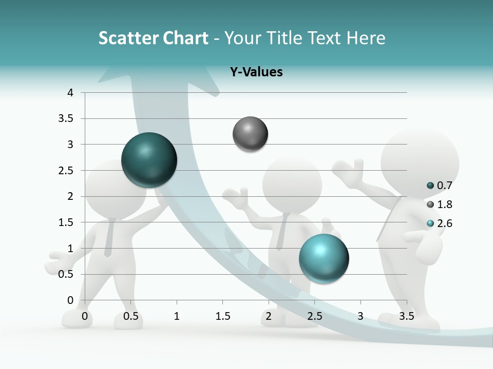 Achievement People Chart PowerPoint Template