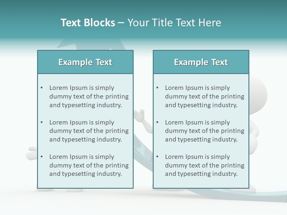 Achievement People Chart PowerPoint Template