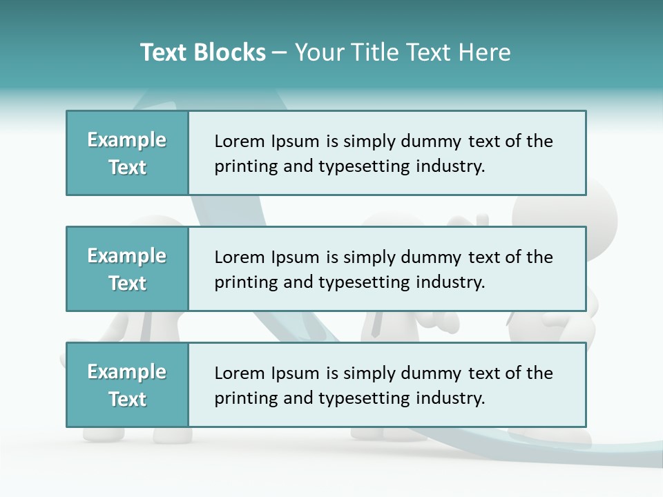 Achievement People Chart PowerPoint Template