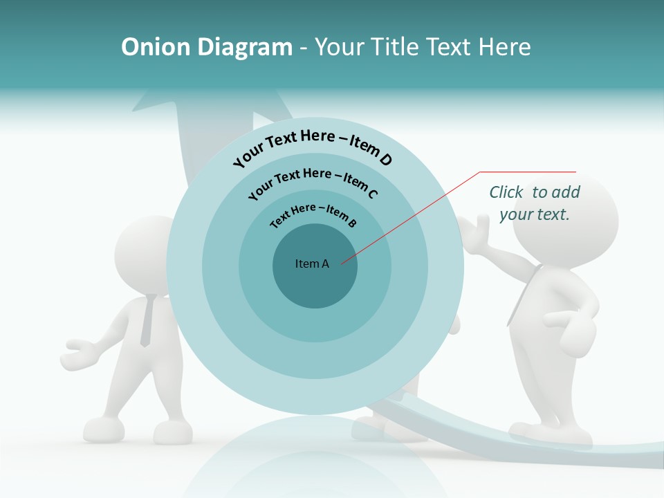 Achievement People Chart PowerPoint Template