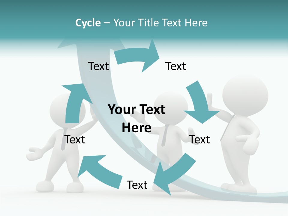 Achievement People Chart PowerPoint Template