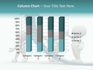 Achievement People Chart PowerPoint Template