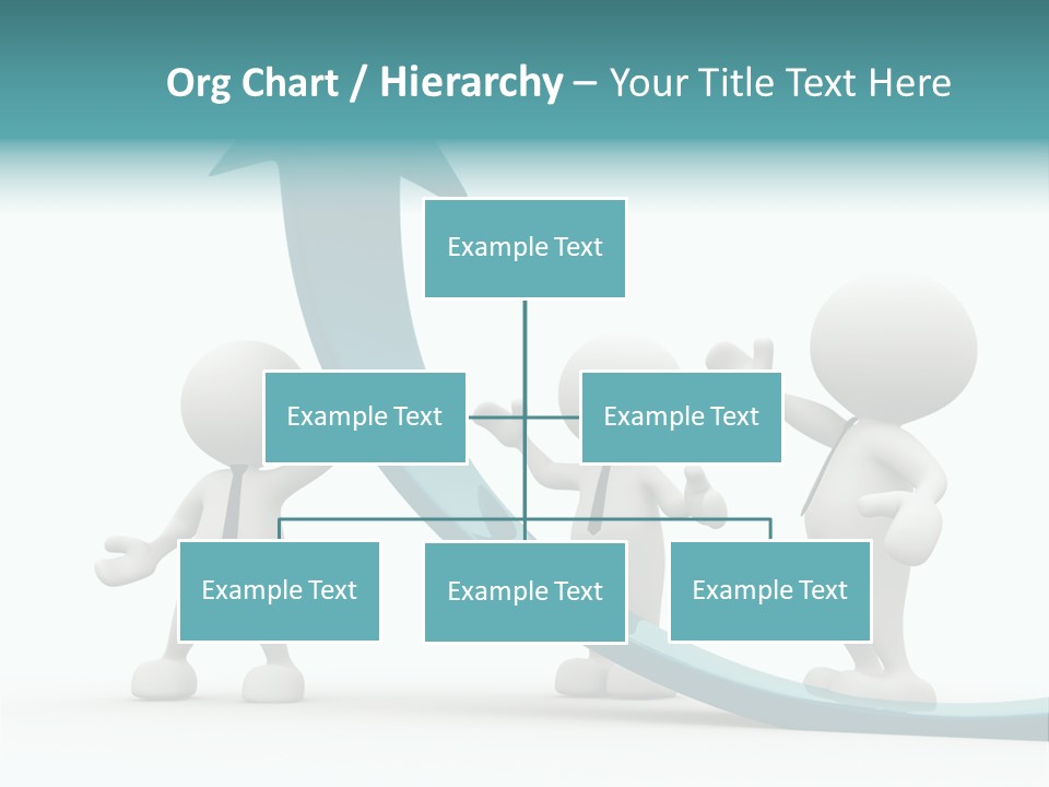 Achievement People Chart PowerPoint Template