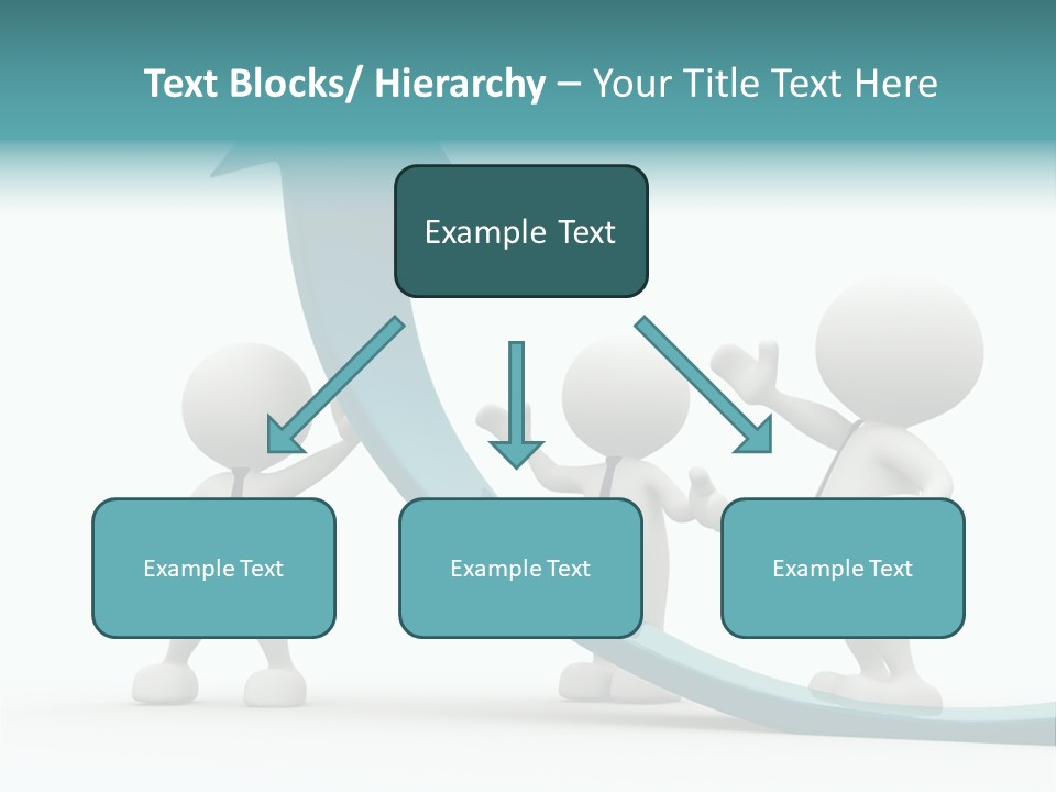 Achievement People Chart PowerPoint Template