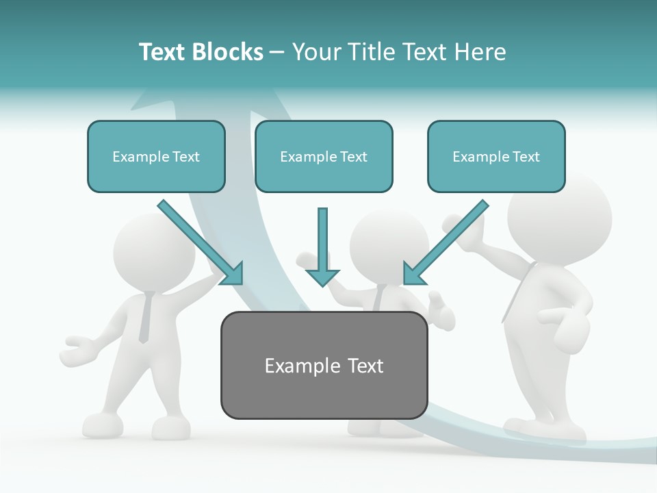 Achievement People Chart PowerPoint Template