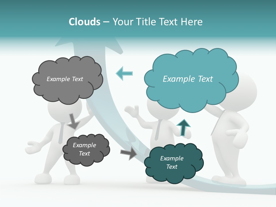 Achievement People Chart PowerPoint Template