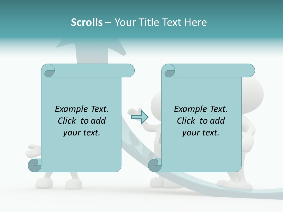Achievement People Chart PowerPoint Template