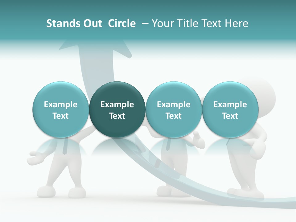 Achievement People Chart PowerPoint Template