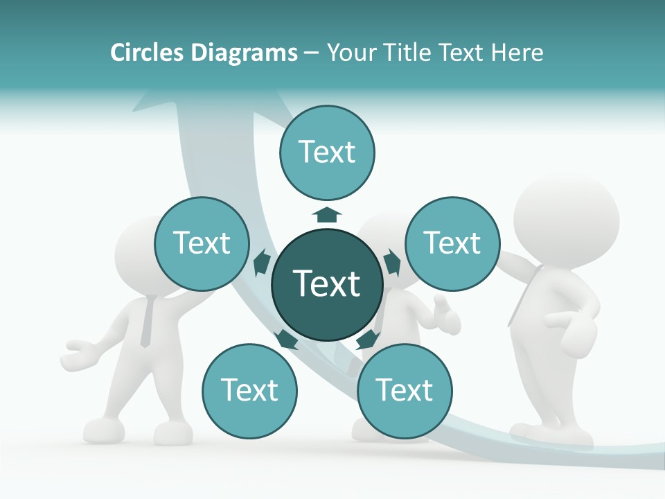 Achievement People Chart PowerPoint Template
