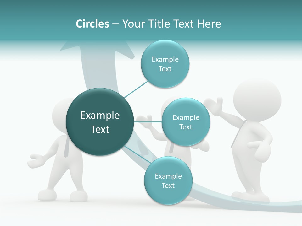 Achievement People Chart PowerPoint Template