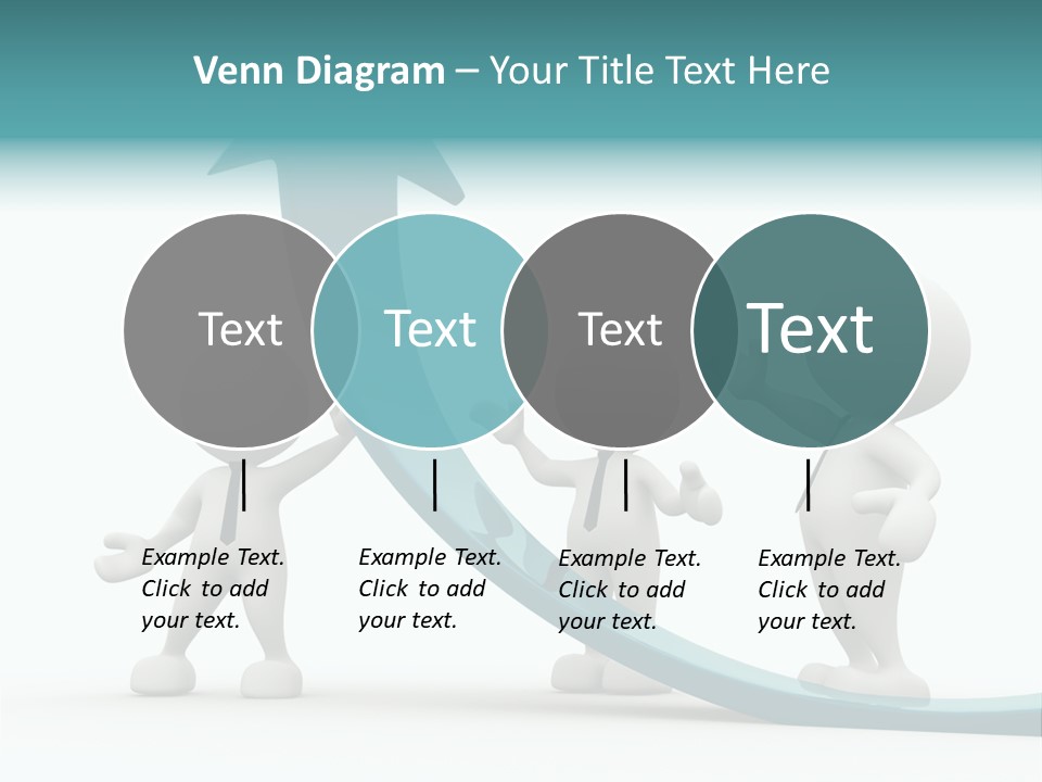 Achievement People Chart PowerPoint Template