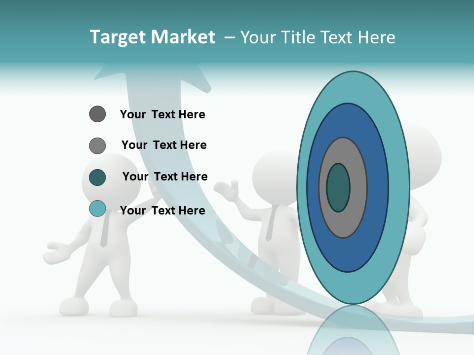 Achievement People Chart PowerPoint Template