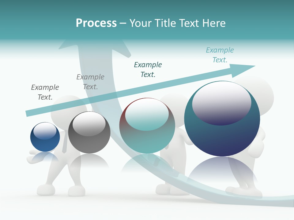 Achievement People Chart PowerPoint Template