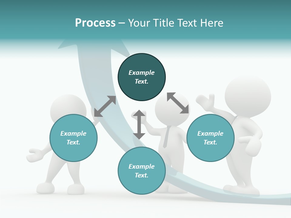 Achievement People Chart PowerPoint Template