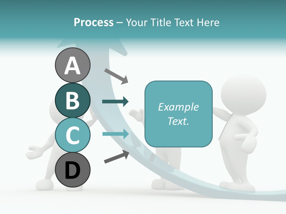 Achievement People Chart PowerPoint Template