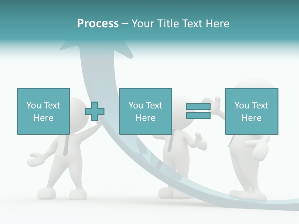 Achievement People Chart PowerPoint Template