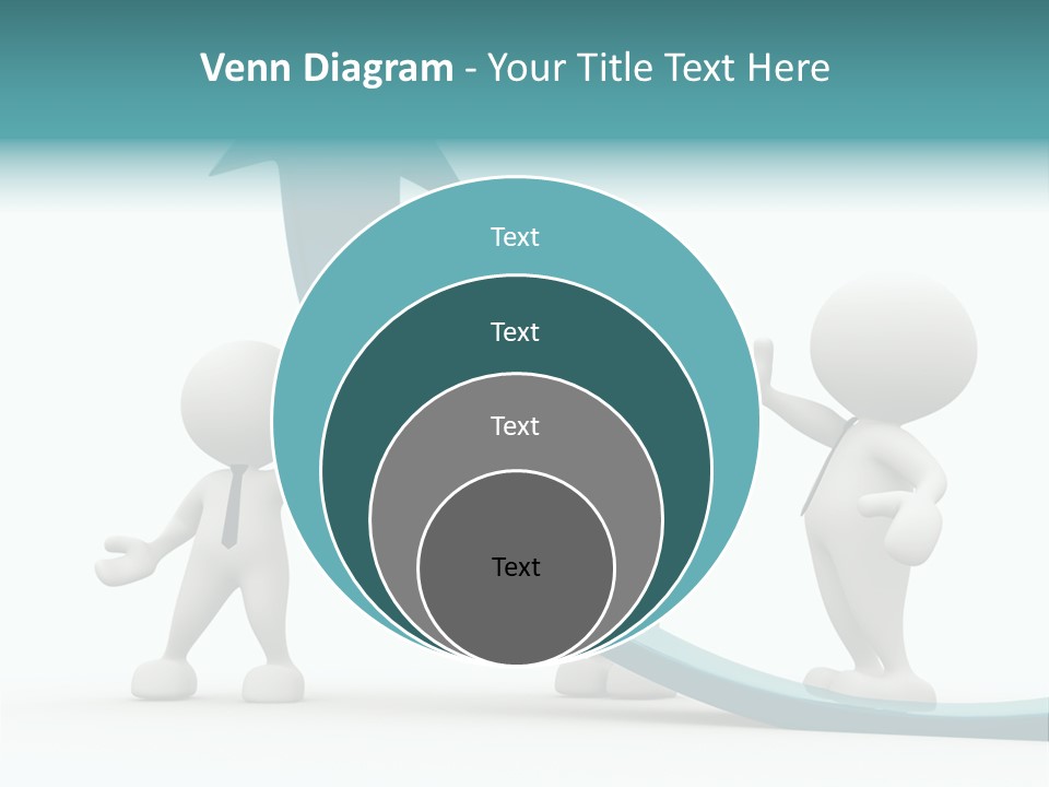 Achievement People Chart PowerPoint Template