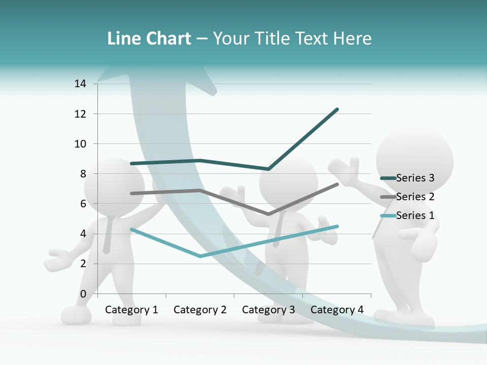 Achievement People Chart PowerPoint Template