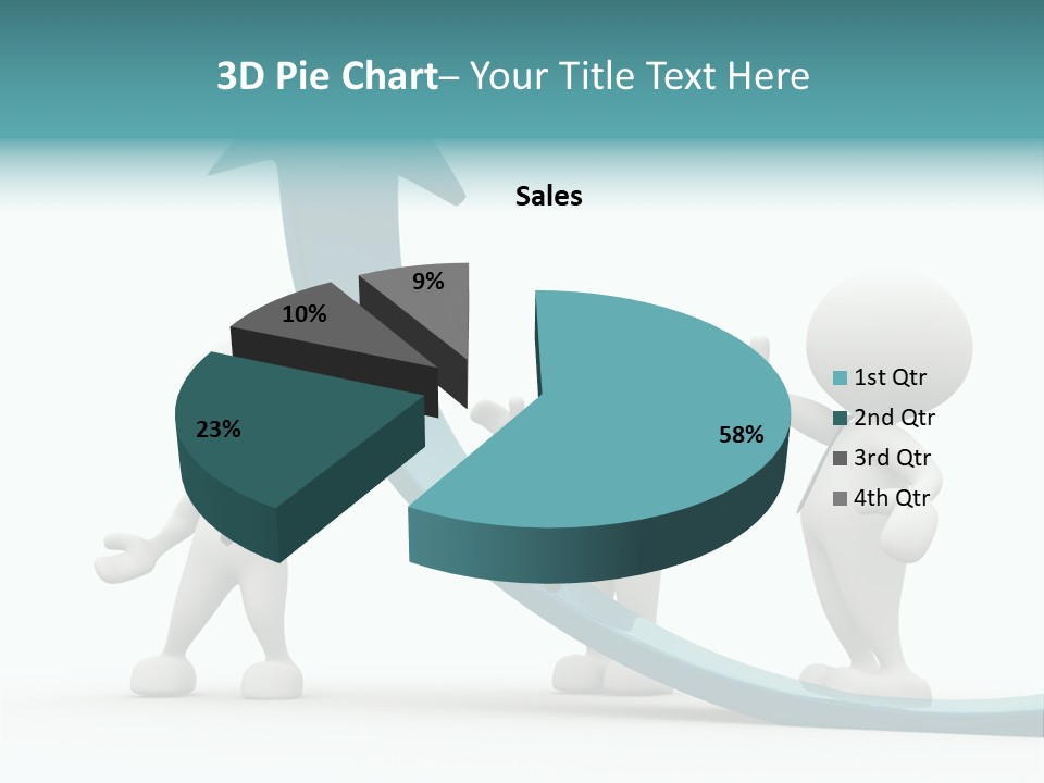Achievement People Chart PowerPoint Template