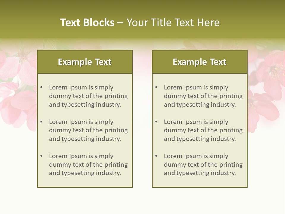 Bud Bloom Health PowerPoint Template