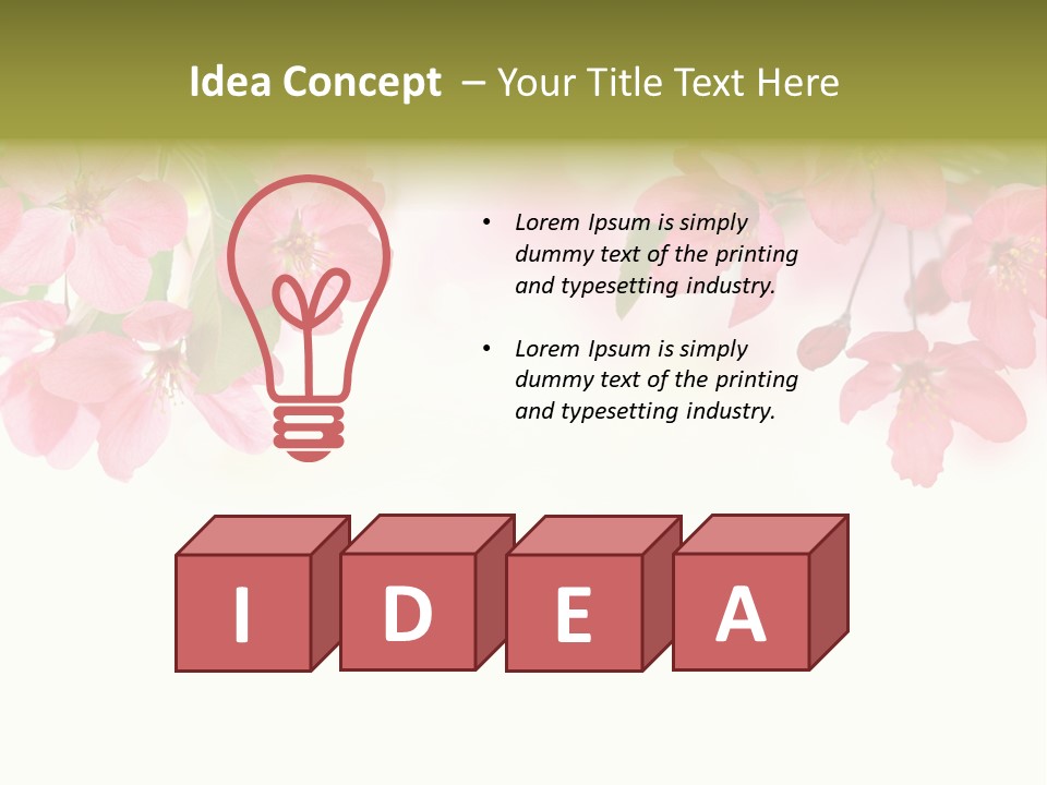 Bud Bloom Health PowerPoint Template