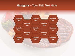 White Background Paprika Ready To Eat PowerPoint Template