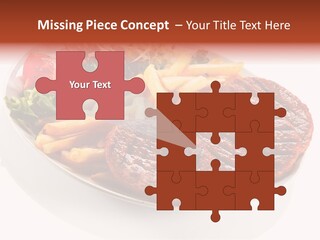 White Background Paprika Ready To Eat PowerPoint Template