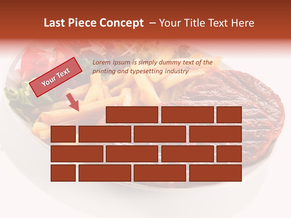 White Background Paprika Ready To Eat PowerPoint Template