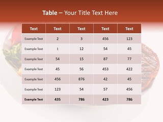 White Background Paprika Ready To Eat PowerPoint Template