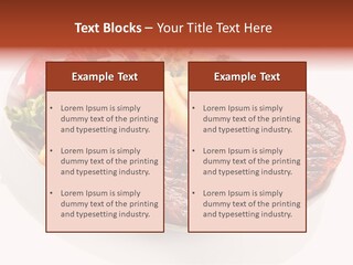 White Background Paprika Ready To Eat PowerPoint Template