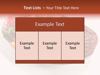 White Background Paprika Ready To Eat PowerPoint Template