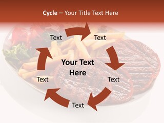 White Background Paprika Ready To Eat PowerPoint Template