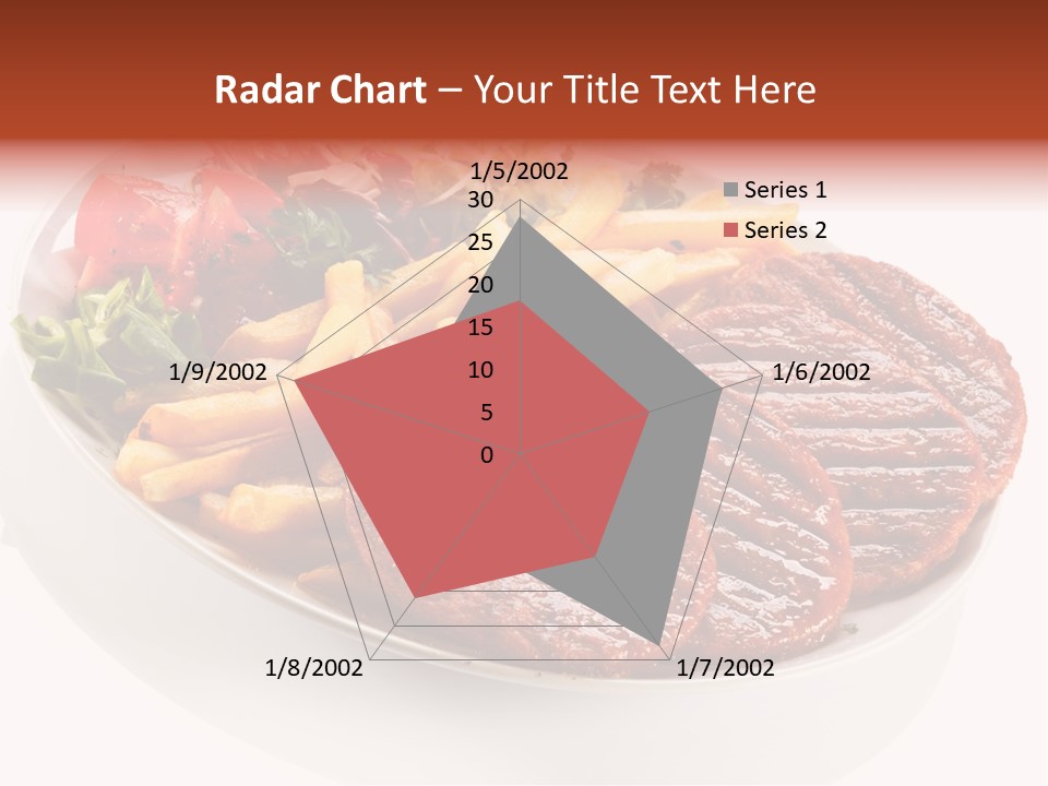 White Background Paprika Ready To Eat PowerPoint Template