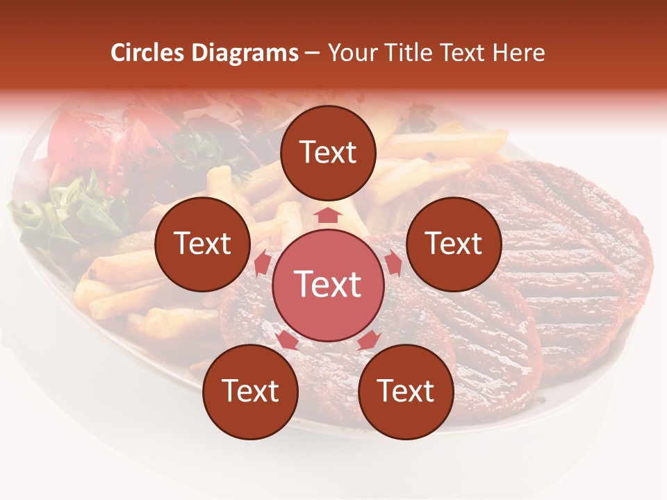 White Background Paprika Ready To Eat PowerPoint Template