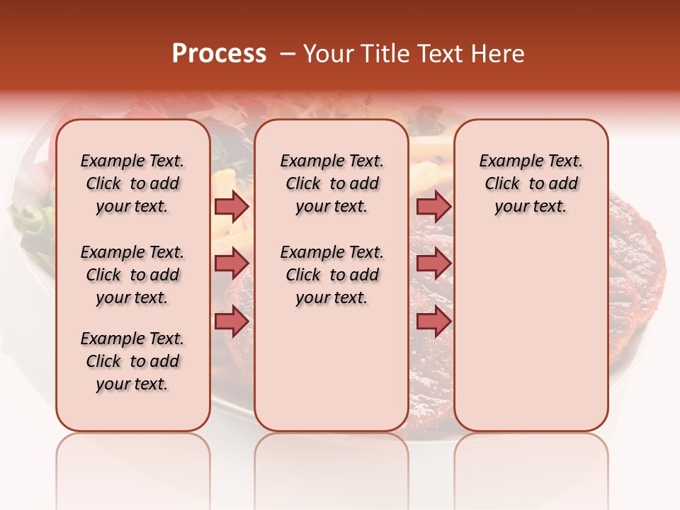 White Background Paprika Ready To Eat PowerPoint Template